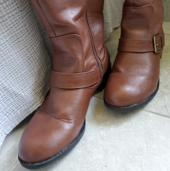 LifeStride Spell WideCalf Cedar Kraft Riding Boots - Picture 4 of 6
